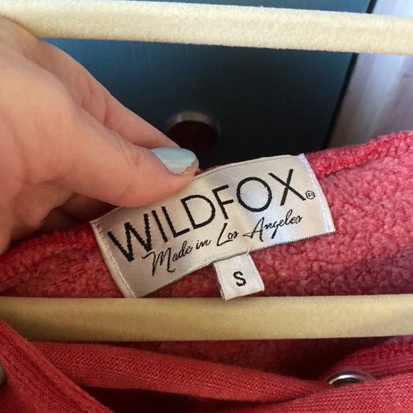WILDFOX red star hoodie size small - Picture 2 of 3